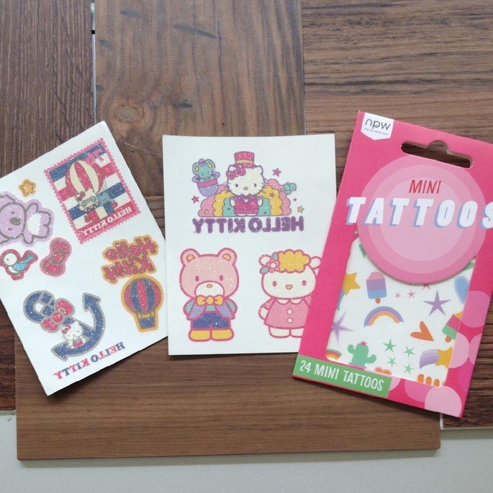 Mini Tattoos for Kids - Colorful Designs